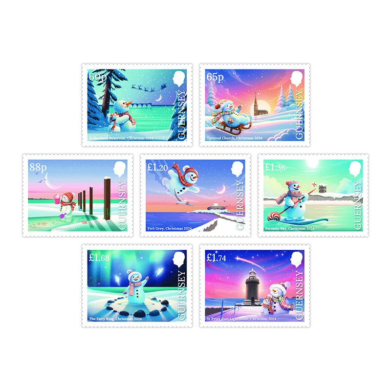 Set of 7 Stamps